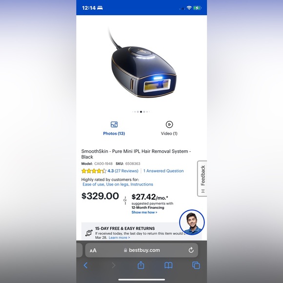 SmoothSkin Hair Remover - Picture 7 of 7